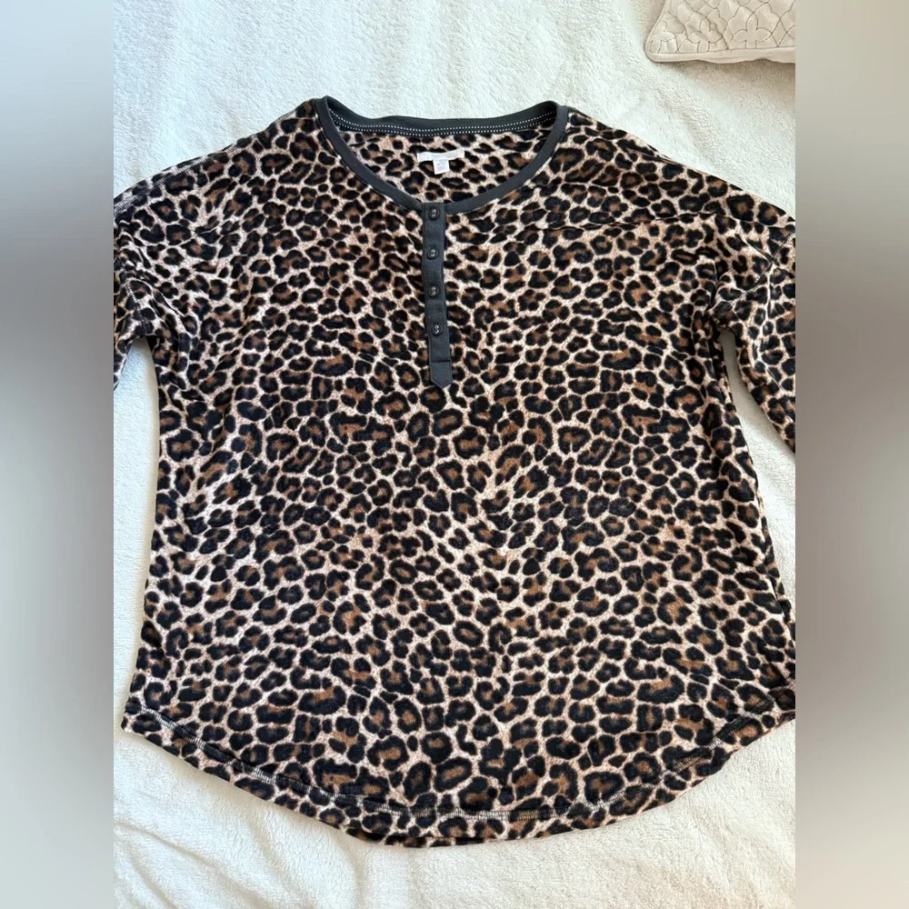Velour Jogger Sleep Set — leopard print - Picture 3 of 9